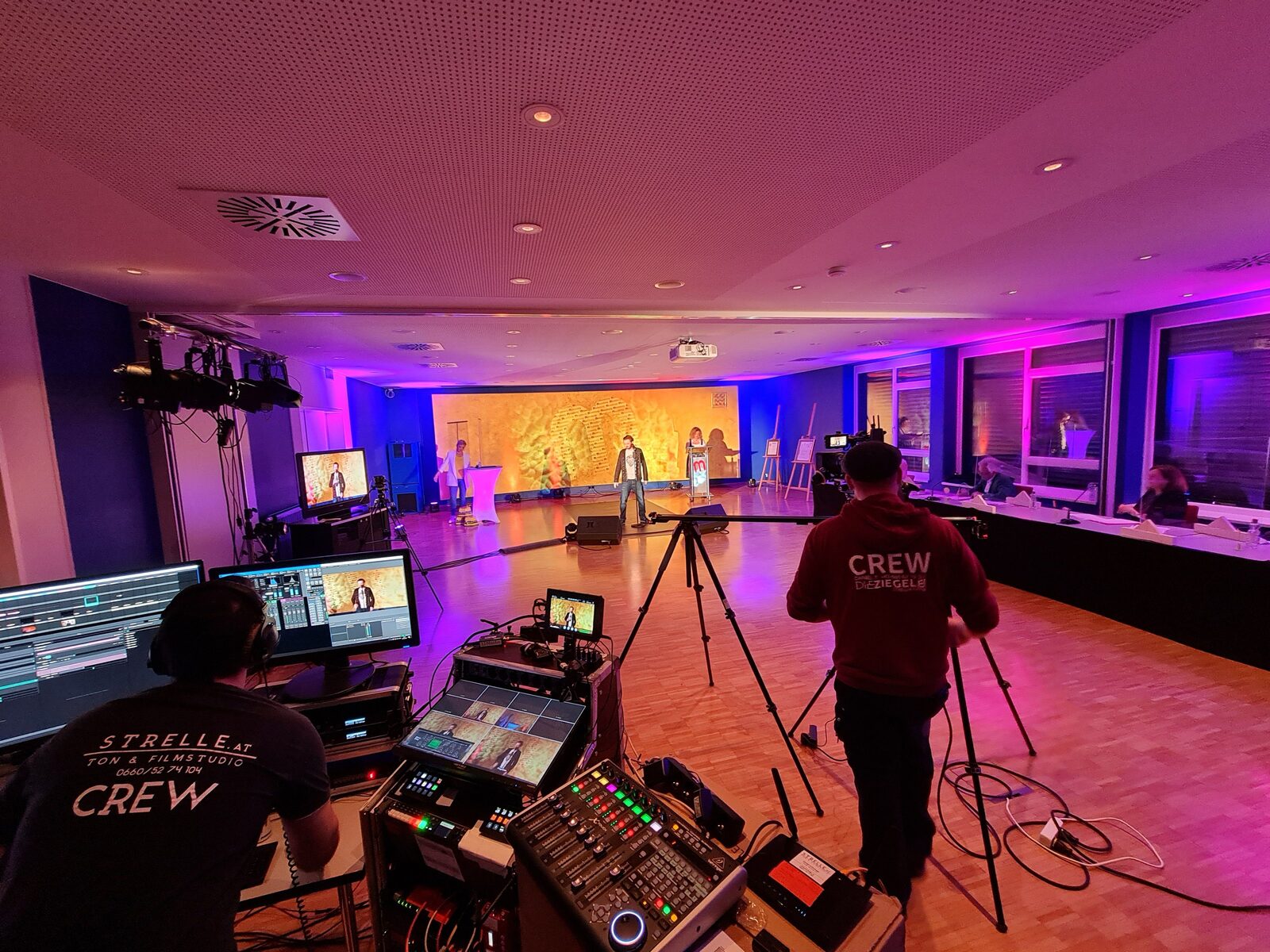 Technikaufbau für den YouTube-Livestream