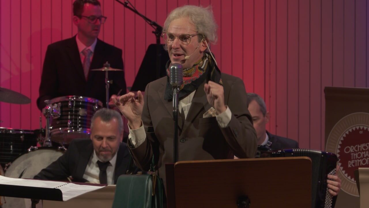 Orchester Thomas Reymond während der Show