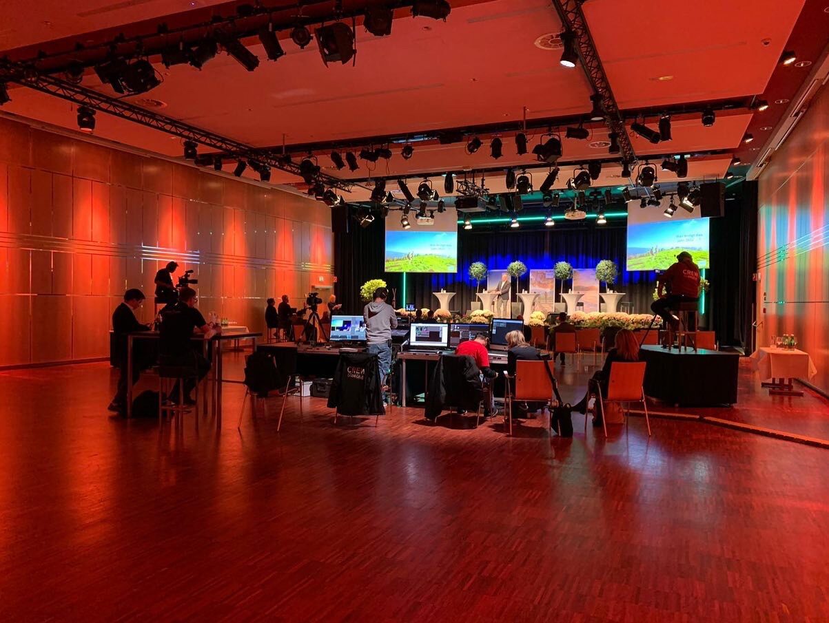 Livestream-Produktion beim Kärntner Tourismustag 2021 im Casineum Velden