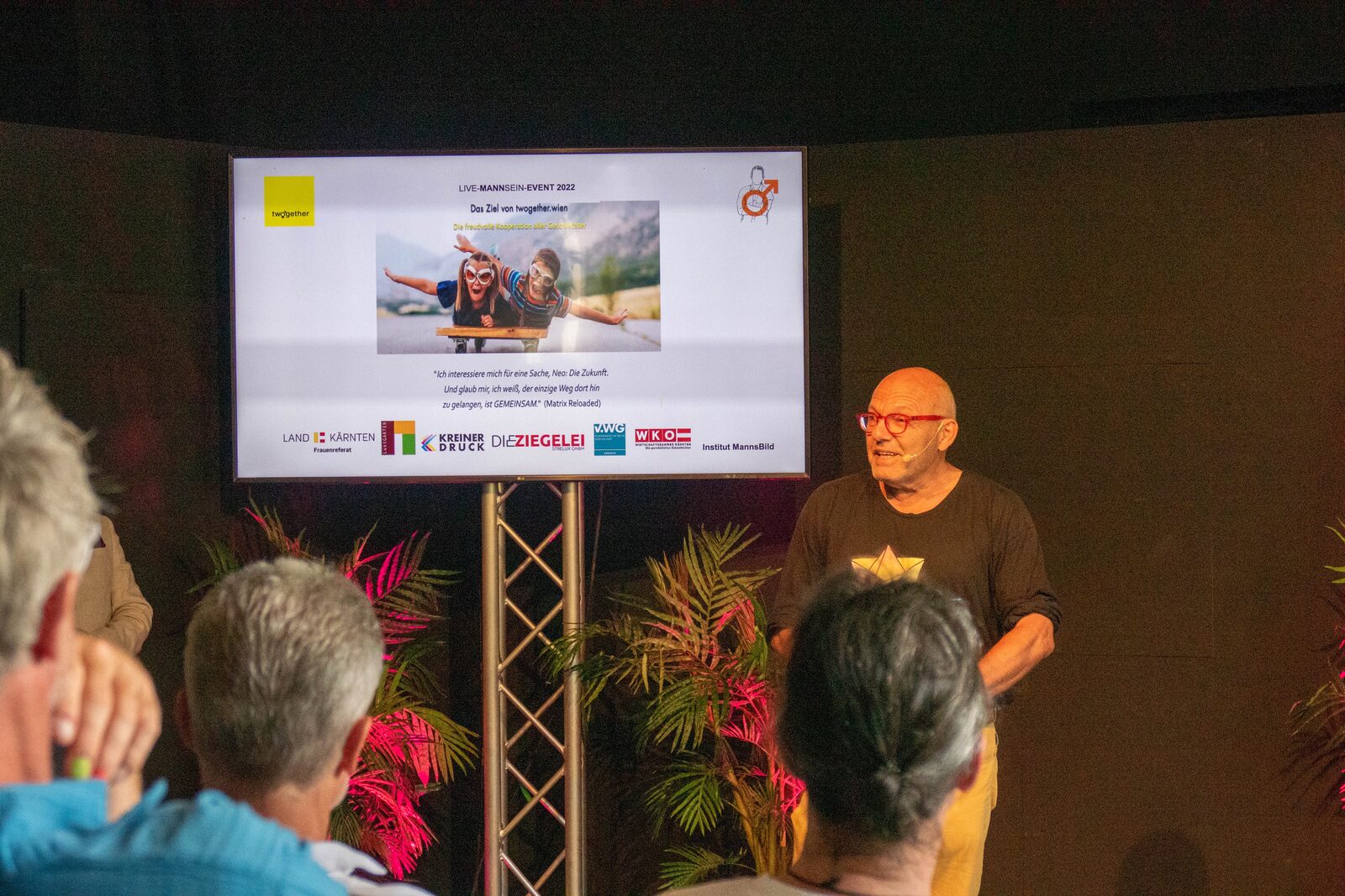Mannsein-Event 2022: Veranstaltungstechnik für "Mann und Beziehung"